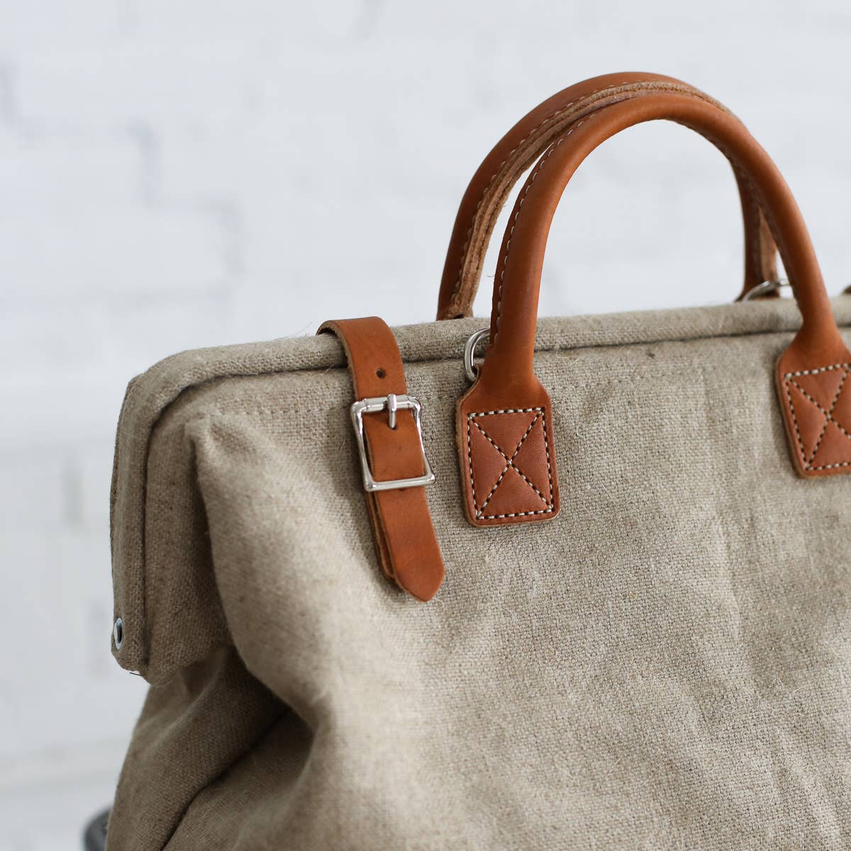 1960's era Salvaged Hemp Carryall