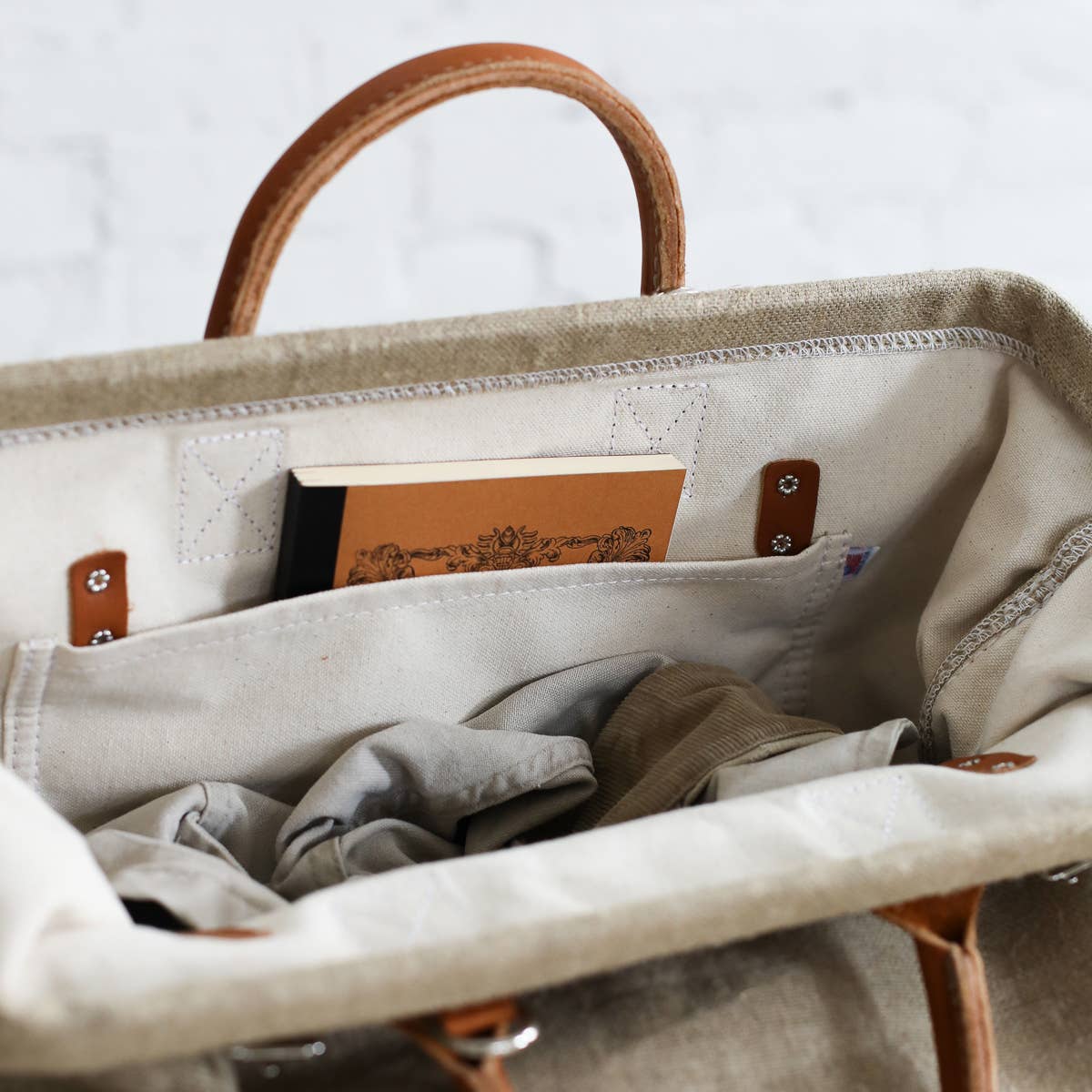 1960's era Salvaged Hemp Carryall