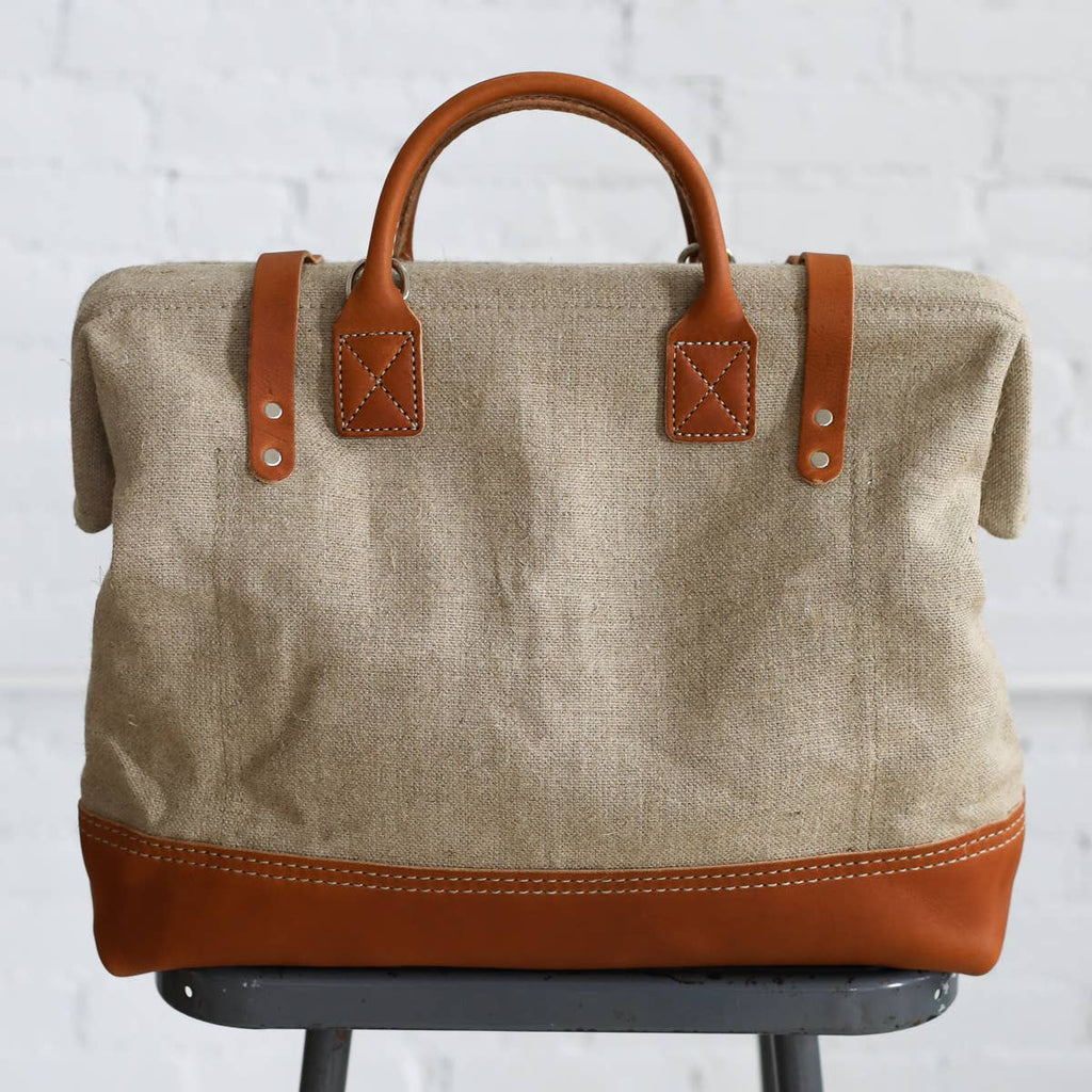 1960's era Salvaged Hemp Carryall