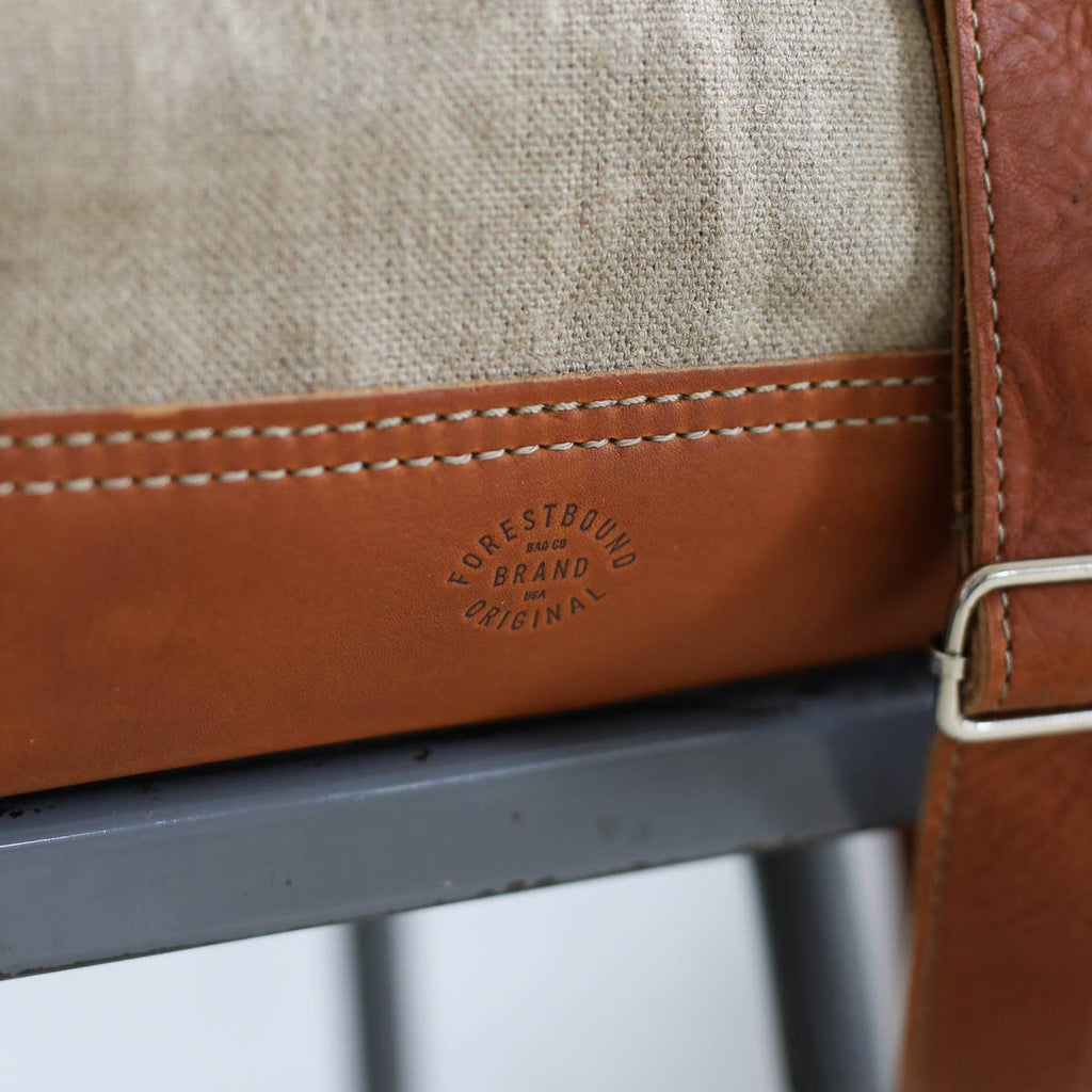 1960's era Salvaged Hemp Carryall