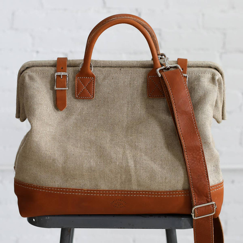 1960's era Salvaged Hemp Carryall